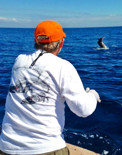 Payl McGarvie, The Sailfish School, January 7 through 10, 2013 Vessel Makaira, Casa Vieja Lodge Guatemala