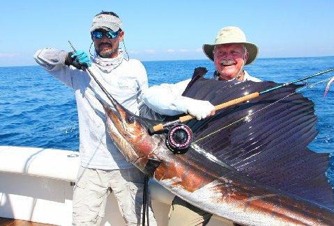 Brent Kitson Sailfish on Fly Finest Kind March 2014