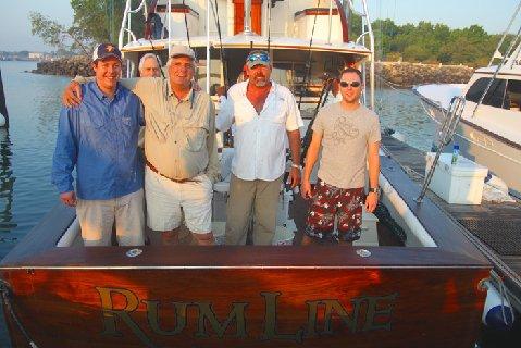 Sailfish School Rum Line Craig Machado with Sons Jason and Cliff