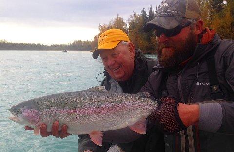 I love my Job with Billy Coulliette Kenai River Rainbow Trout, September 2014