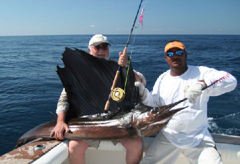 Norm Norlander First Sailfish on fly