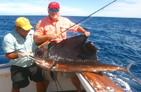 Chuck Roth First Sailfish on Fly