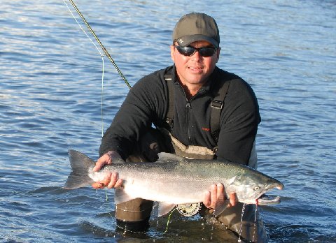 Icu Bay Lodge, Silver Salmon on Dry Flies