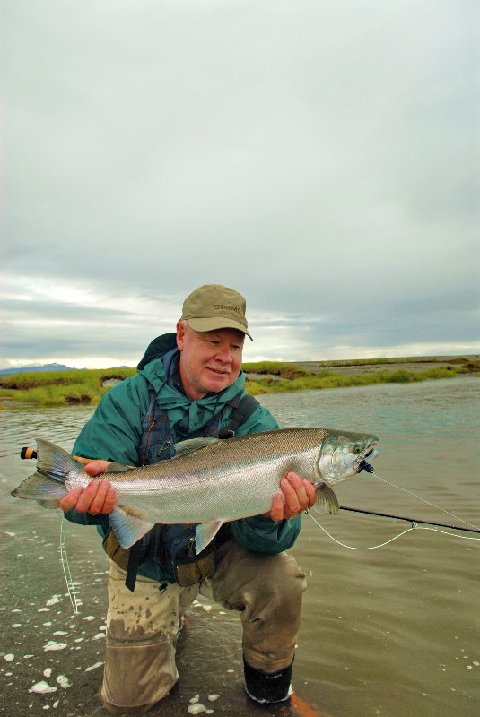 Jake Jordan, Silver Salmon, Icy Bay Lodge, Alaska Fly Fishing
