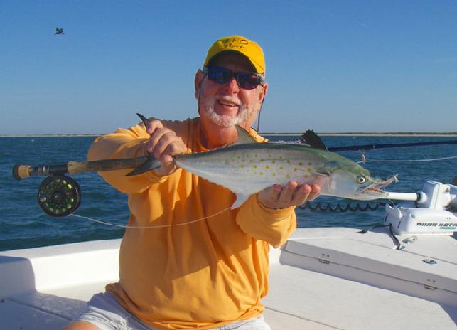 Cape Lookout area Spanish on Fly, Vessel Fly Reel, August 2010