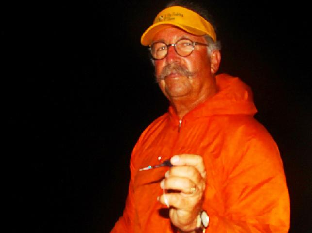 Chuck Furimsky, Owner "The Fly Fishing Show". Tarpon on Fly fishing, broken hook, Captain Jake Jordan, June 2 2011, Florida Keys, Jumped 19 Tarpon on fly