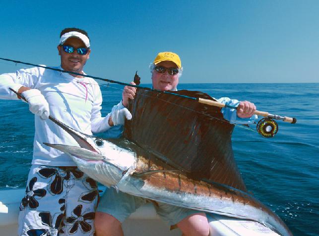 Sailfish on Fly, TFO BW HD Fly Rod, Guatemala