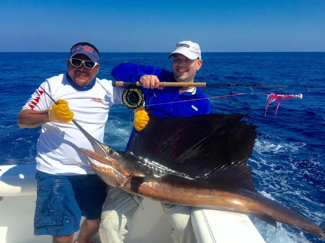 Chris, nice sailfish on fly, January 11, 2016, Intensity